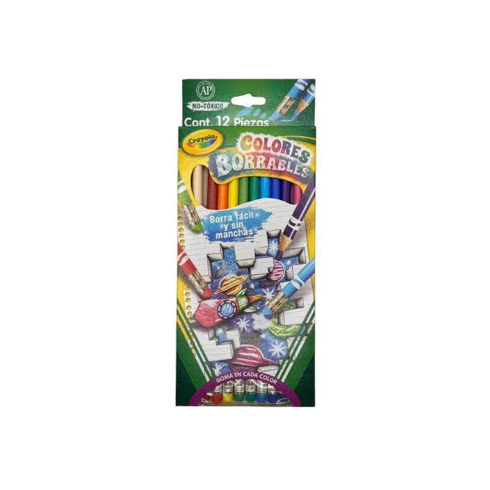 Colores Borrables x 12