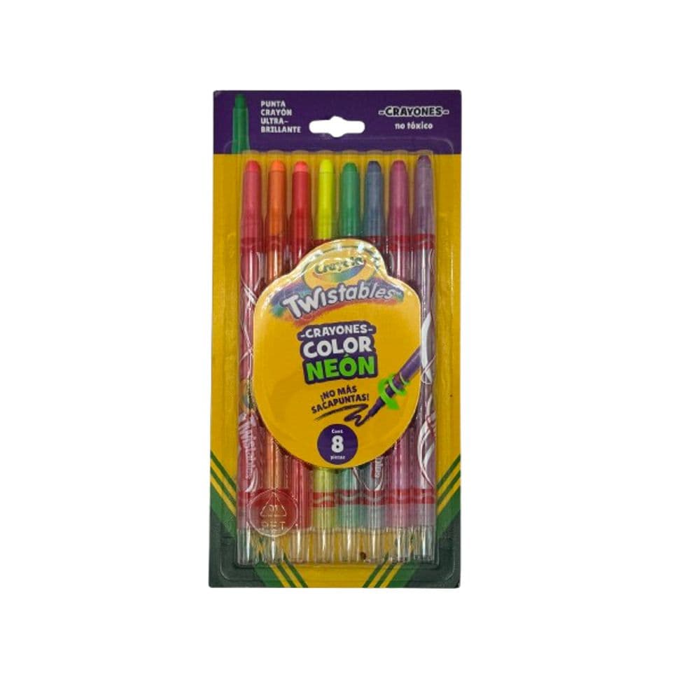 Twisteables Crayones Color Neon x 8